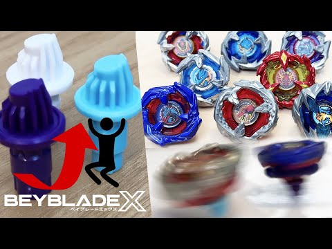 Beyblade Attack Types, But ONLY QUAKE BITS ARE ALLOWED! | Epic Jumping Battles ベイブレードエックス