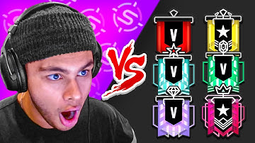I 1v1’d EVERY RANK in SIEGE