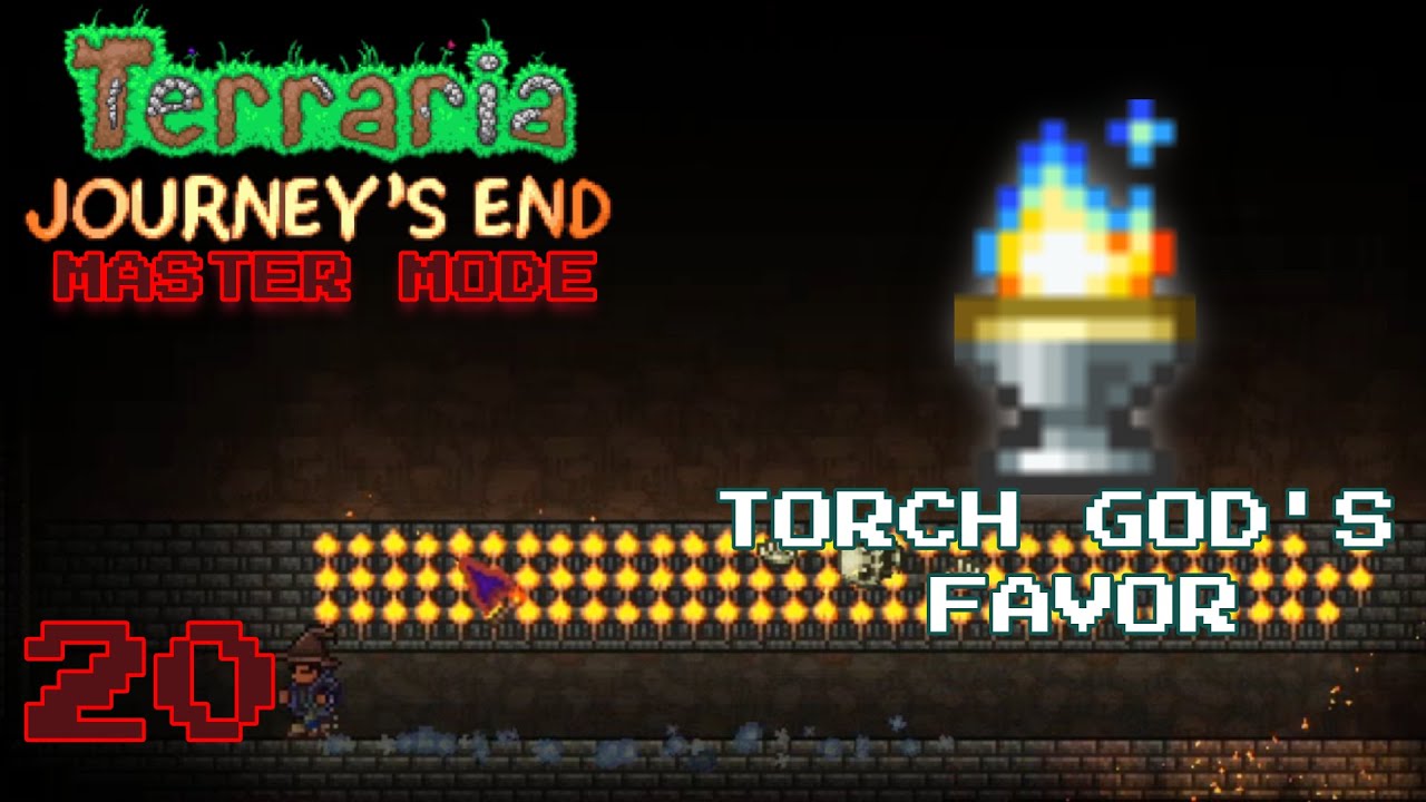CÓMO OBTENER EL TORCH GOD'S FAVOR TERRARIA 1.4 Journey's End 20