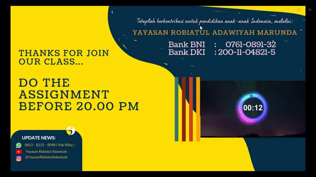 PEMBELAJARAN PKBM ROBIATUL ADAWIYAH PAKET C 