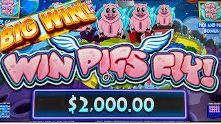 FIRST LOOK🤔 ⭐WIN PIGS FLY❗⭐ LIVE PLAY 3X BONUSES