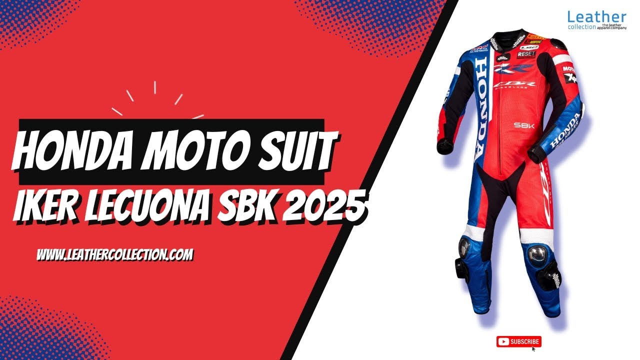 Honda Moto Suit Iker Lecuona SBK 2025 - Replica Race Fit