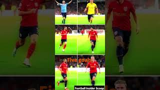 Haaland Scores 5 Goals! | Norway’s 11–1 World Cup Qualifier Masterclass  #shortvideo #soccer #shorts