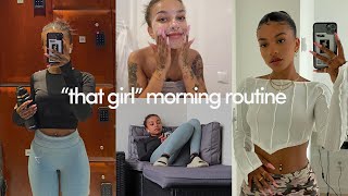 my 'that girl' morning routine ☁