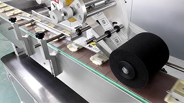 chocolate top surface labeling machine