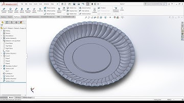 Thiết kế đĩa giấy bằng lệnh surface trên SolidWorks - Design Paper Plate in SolidWorks