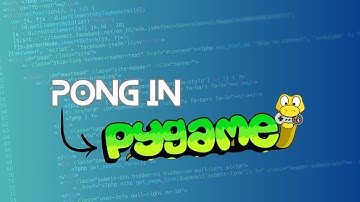 Pong Clone Made With Pygame - Timelapse.