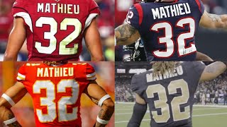 Every Tyrann “The Honey Badger” Mathieu Professional Interception, Sack, & Touchdown