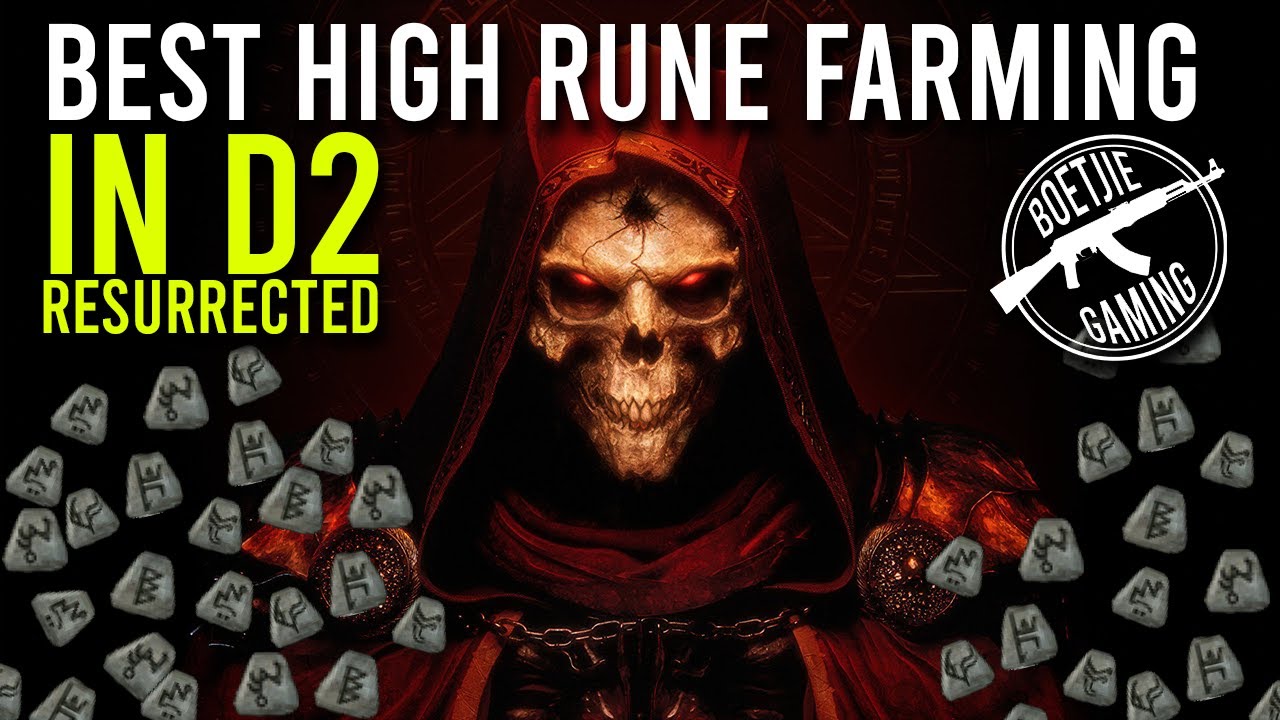 Diablo 2 Resurrected The Best High Rune Farming Methods Guide YouTube