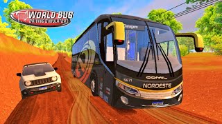 CHEGOU! NOVA ESTRADA DE TERRA - WORLD BUS DRAVING SIMULATOR screenshot 2