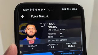 كيفية نقل اللاعب إلى قائمة IR على تطبيق ESPN Fantasy Football screenshot 4