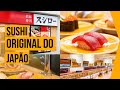 Como é o Restaurante japonês de SUSHI no Japão.