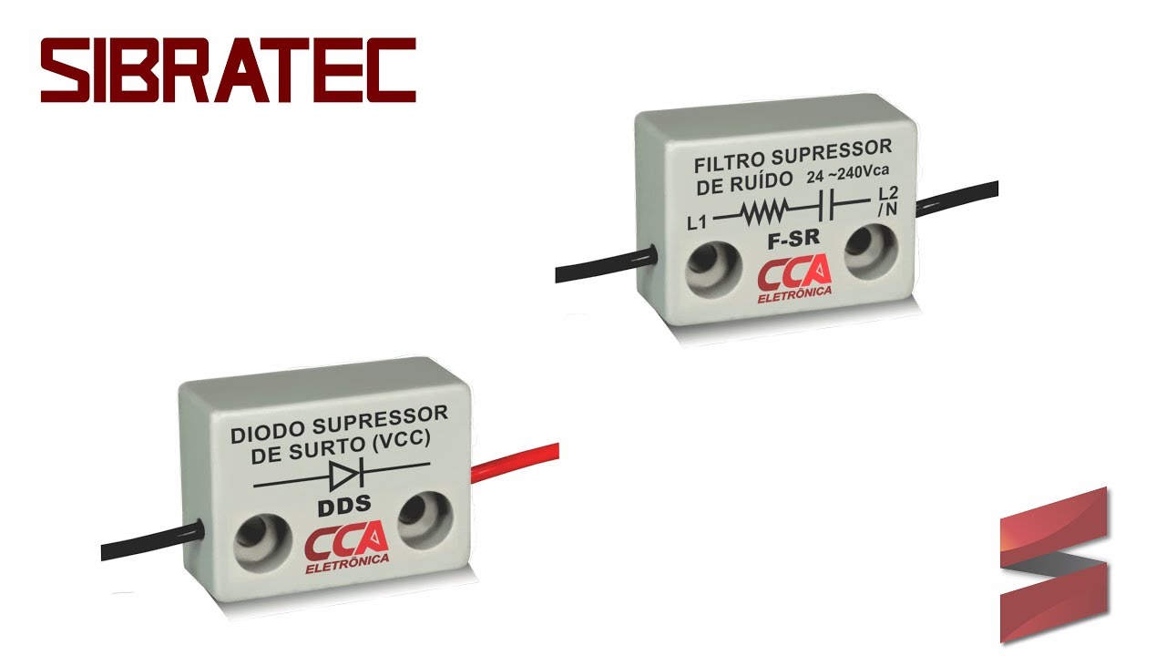 Filtros Supressores de Ruído ou Surto - Vca ou Vcc