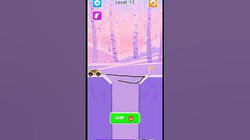 Try This Game || Draw Bridge Game Save Car