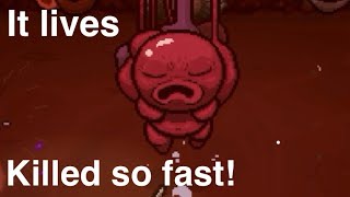 Killing It Lives so fast in today’s daily challenge! (TBoI Mobile)