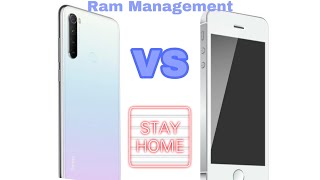 Redmi note 8 vs Iphone 5s  Ram Management *this iphone has been used for 5 years