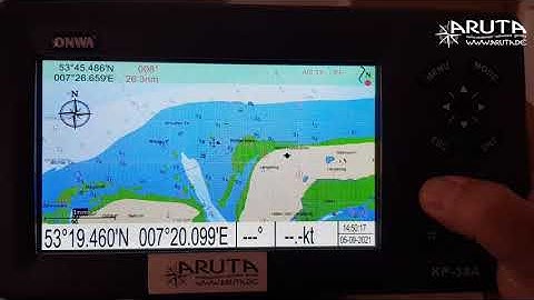 K-Chart 3.0 auf AIS Transponder Chartplotter Kartenplotter Combo ONWA KP 39A Navigationskarten