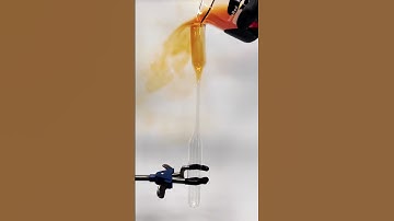 Amazing Character of Bromine Liquid  #bromine #science #sciencefacts #shorts