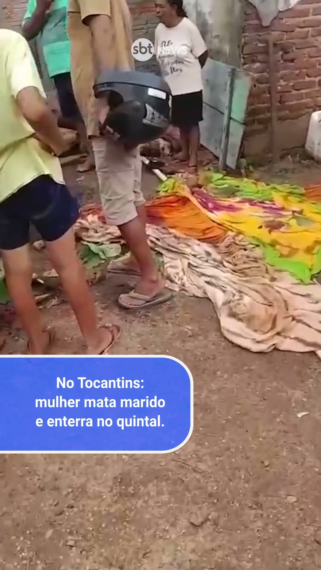 Mulher mata marido e enterra o corpo em quintal, no Tocantins
