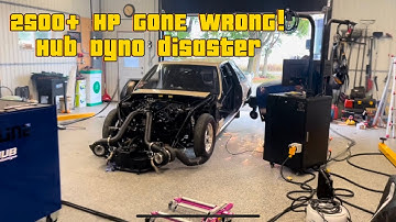 2500+ HP Gone Wrong! Hub Dyno Disaster.