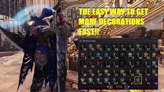 Easy Way To Get More Decorations Fast