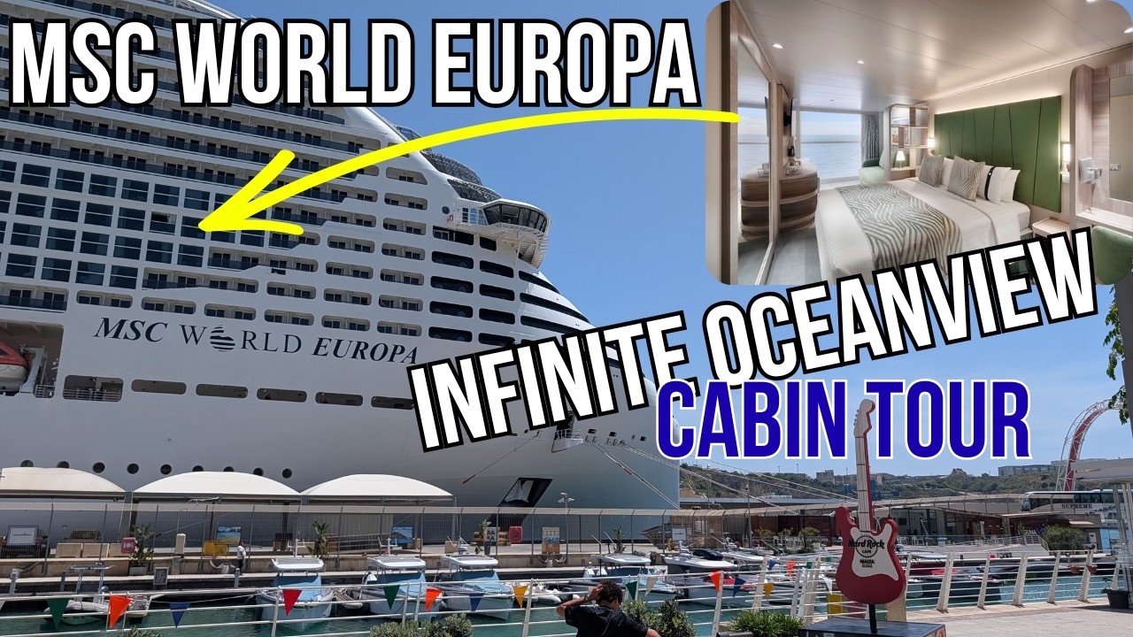 MSC World Europa Infinite Ocean View Cabin Tour