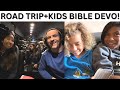 FAMILY ROAD TRIP AT NIGHT FROM FLORIDA TO NORTH CAROLINA FOR THE BIRTH OF OUR NEPHEW+KIDS BIBLE DEVO