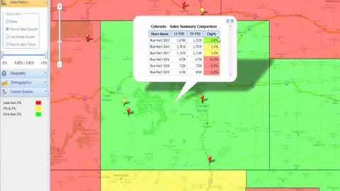 Cognos Express maps demo
