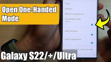 Galaxy S22/S22+/Ultra: How to Open One-Handed Mode Using Gestures/Home Button