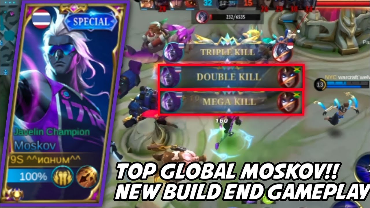 TOP GLOBAL MOSKOV 2023!! NEW BUILD + GAMEPLAY MOSKOV - MOBILE LEGENDS ...