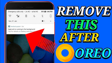 Mi A1 Remove Running In The Background Aap Notification | Xiaomi Mi A1 Oreo Bugs | TECHNO DUNIA