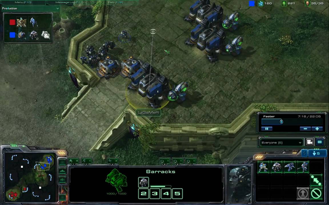 [HD] Starcraft 2 - LzGaMeR vs Tozar PT1