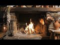 Grandma's Old Kitchen Fireplace 🔥 12 Hours Deep Sleep Sound