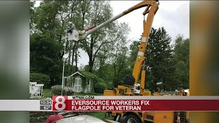 Eversource crew helps out Vernon veteran ahead of Memorial Day