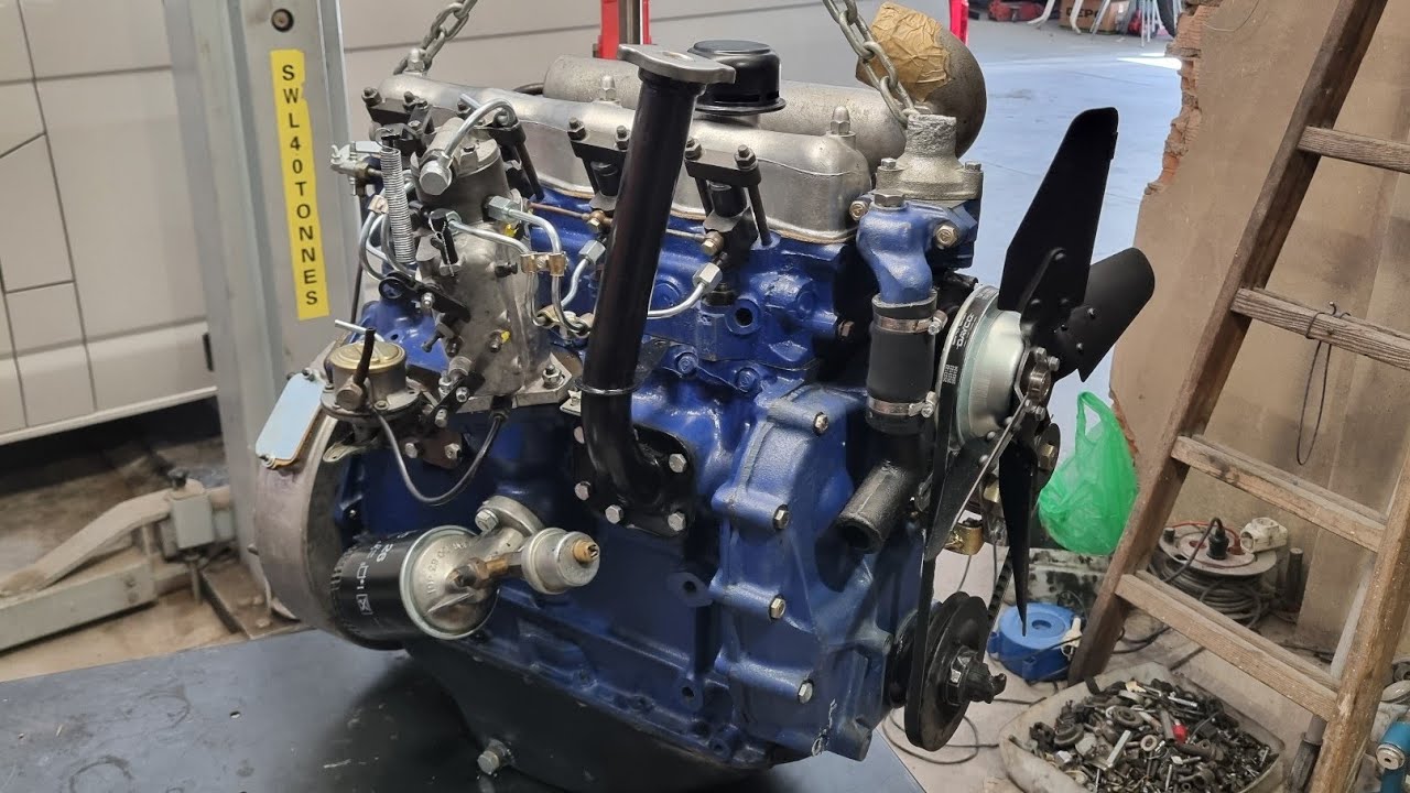 Reconstrucción motor Santana 4 cilindros diésel