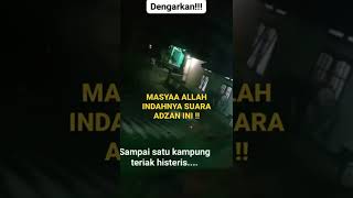 SUARA ADZAN TERINDAH !! ORANG SEKAMPUNG SAMPAI TERHARU DAN HISTERIS !! screenshot 1