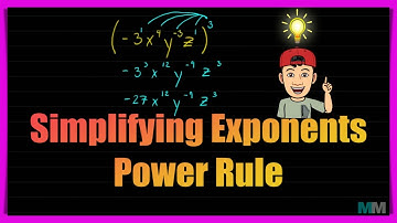 Simplifying Exponents Power of a Power Rule