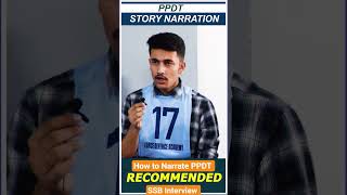 How to Narrate PPDT story in SSB Interview