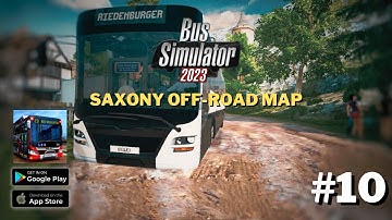Bus Simulator 2023 - Saxony Off-road Gameplay Walkthrough (Android, iOS) | #jerryisgaming #10