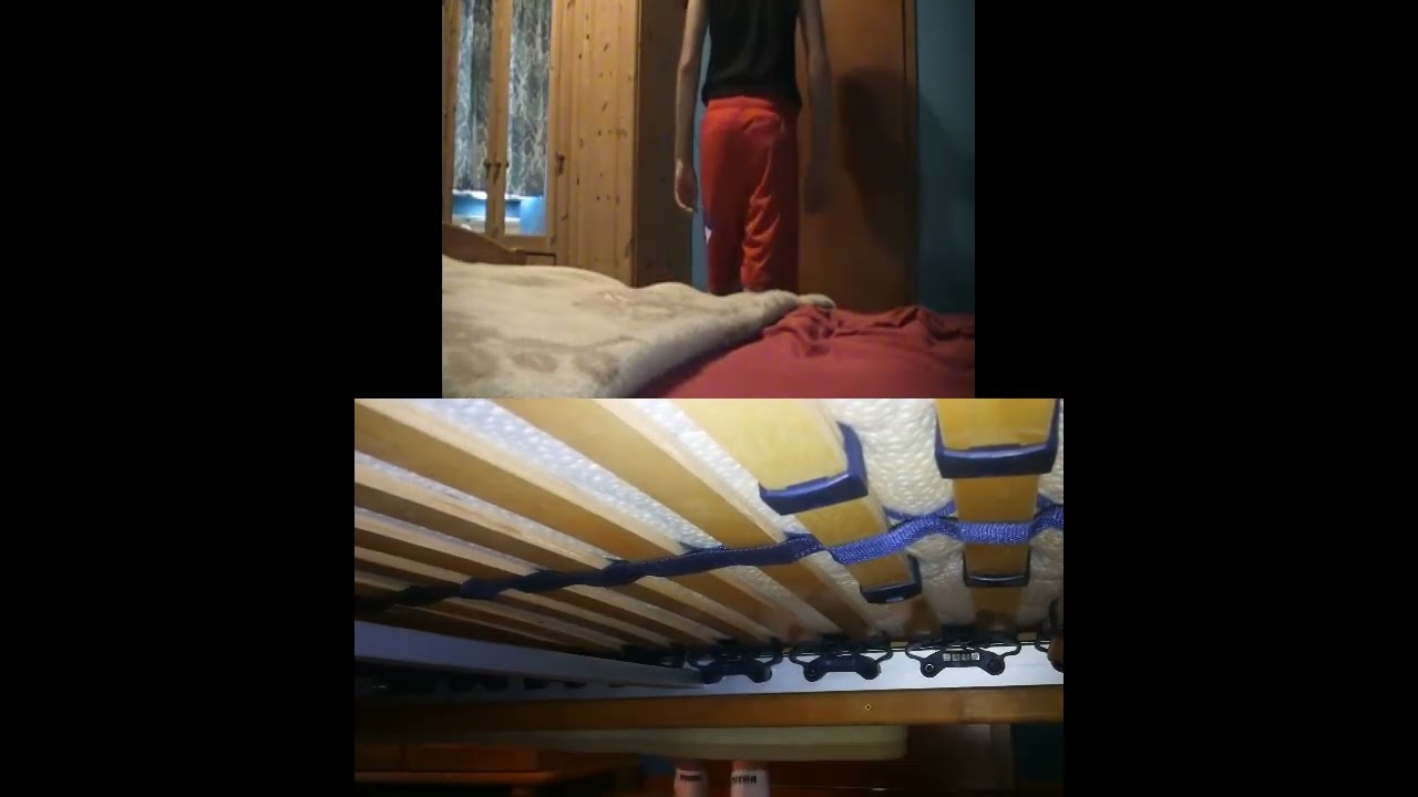 Trying to break bed slat