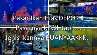 Jangan Diremehkan Pasar Ikan Hias Depok 1, Pasarnya Kecil tapi Jenis Ikanya Buanyak.