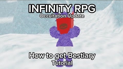 INFINITY RPG: Occultation Update - How to get Bestiary (Tutorial)