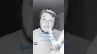 Apollo Silvecrest’s thoughts on the LGBT 🏳️🌈 community…☮️✌️