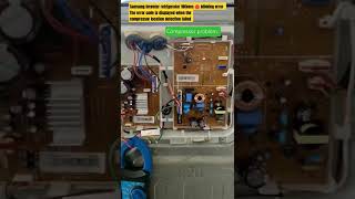 samsung refrigerator 10times blink error