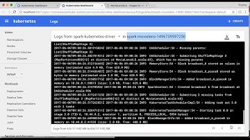 Spark Summit 2017 demo - Spark on Kubernetes