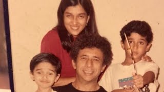 Actor Naseeruddin Shah & Wife Ratna Pathak with Sons