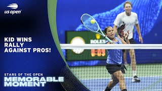 Kid Beats the Pros in Heartwarming Moment! | 2025 US Open