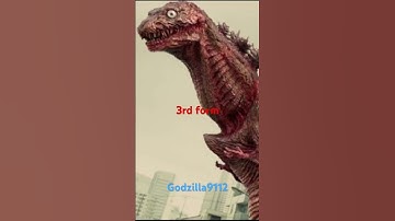 Shin Godzilla 1st form to 4th form #godzilla#godzillaedit#shingodzilla#shorts#edit