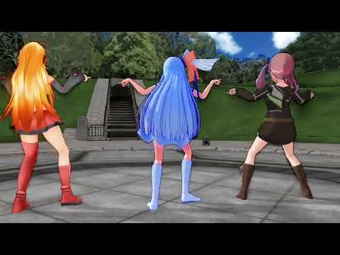 【Ergine SynthVカバー】 虎視眈々 【MMD】