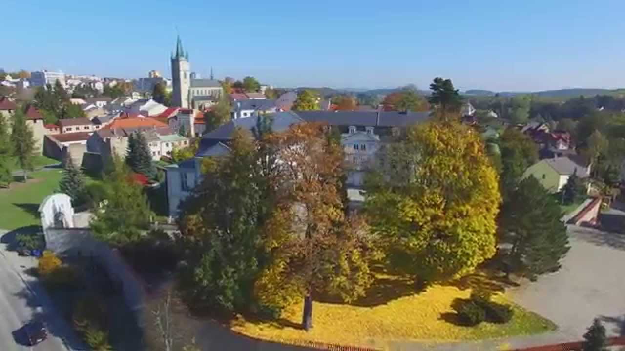 Tachov ve 4K - letecký pohled